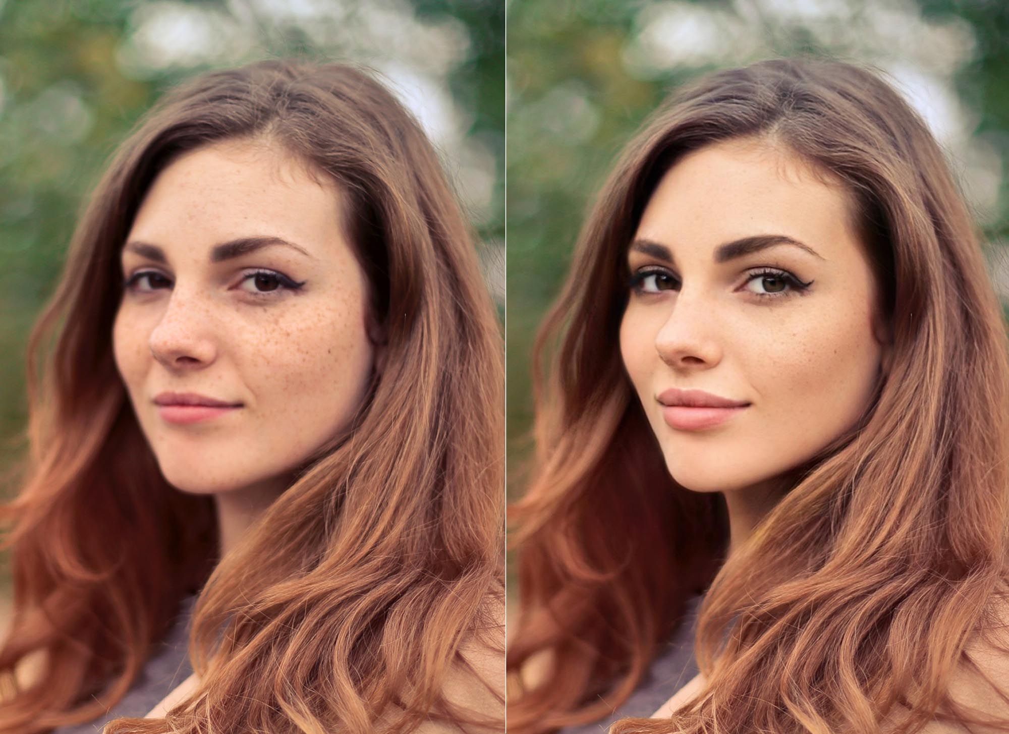 Perfect Selfie Profesjonalny retusz zdjęć przed i po